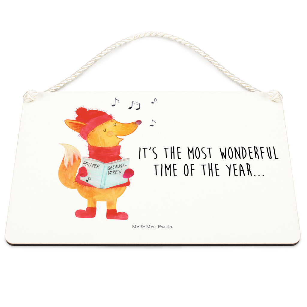 Deko Schild Fuchs Sänger Dekoschild, Deko Schild, Schild, Tür Schild, Türschild, Holzschild, Wandschild, Wanddeko, Winter, Weihnachten, Weihnachtsdeko, Nikolaus, Advent, Heiligabend, Wintermotiv, Fuchs, Füchse, Sänger, Geschenk Sänger, Singen, Weihnachtslieder