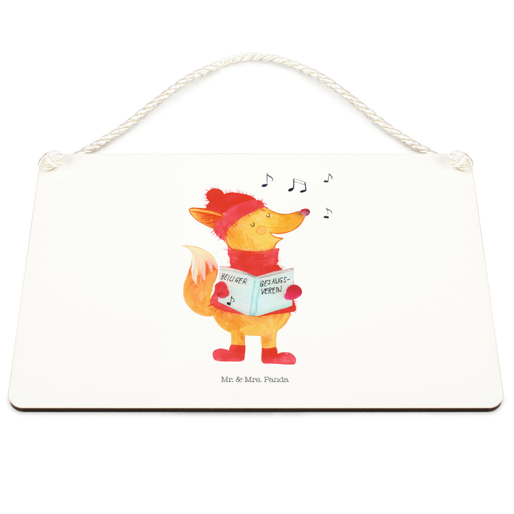Deko Schild Fuchs Sänger Dekoschild, Deko Schild, Schild, Tür Schild, Türschild, Holzschild, Wandschild, Wanddeko, Winter, Weihnachten, Weihnachtsdeko, Nikolaus, Advent, Heiligabend, Wintermotiv, Fuchs, Füchse, Sänger, Geschenk Sänger, Singen, Weihnachtslieder