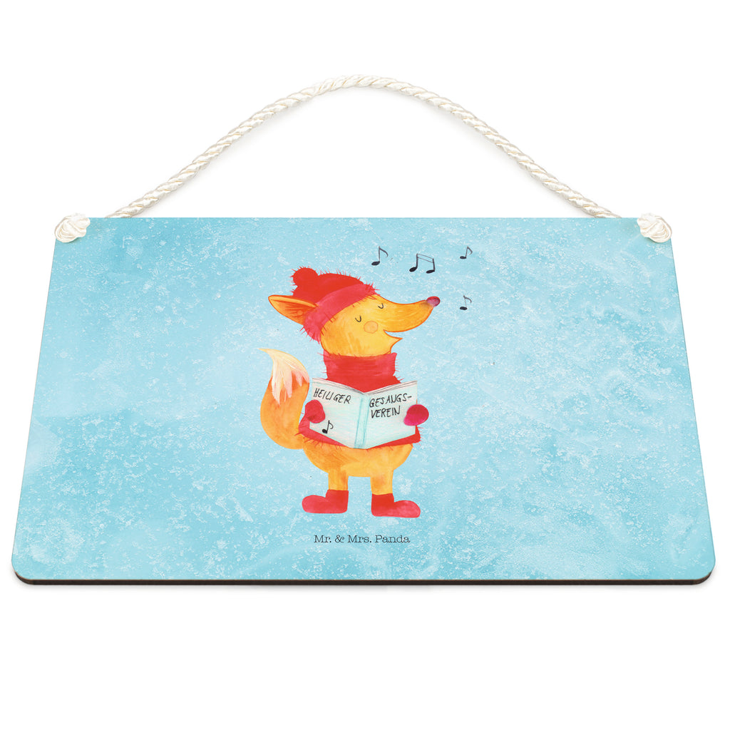 Deko Schild Fuchs Sänger Dekoschild, Deko Schild, Schild, Tür Schild, Türschild, Holzschild, Wandschild, Wanddeko, Winter, Weihnachten, Weihnachtsdeko, Nikolaus, Advent, Heiligabend, Wintermotiv, Fuchs, Füchse, Sänger, Geschenk Sänger, Singen, Weihnachtslieder