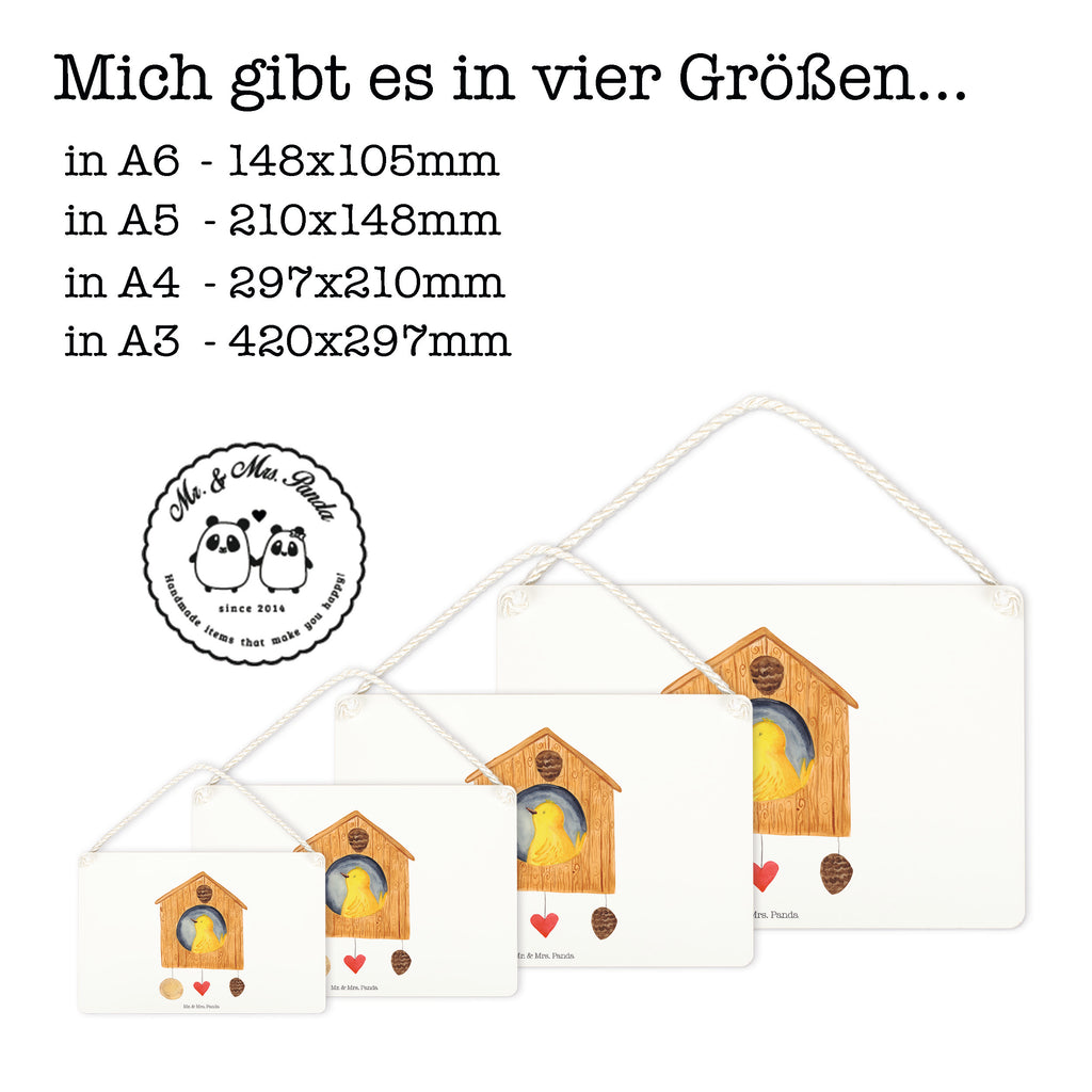 Deko Schild Vogelhaus Dekoschild, Deko Schild, Schild, Tür Schild, Türschild, Holzschild, Wandschild, Wanddeko, Tiermotive, Gute Laune, lustige Sprüche, Tiere, Vogel, Vögel, Vogelhaus, Vogelhäuschen, Home sweet home, Zuhause, Nest, Eigenheim, Familie, Wohnung, Haus, unser Haus, Lieblingsort, Castle