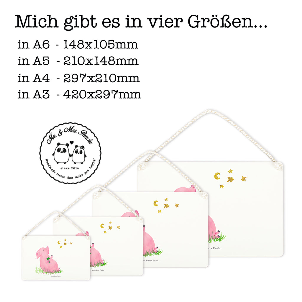 Deko Schild Glücksschwein Dekoschild, Deko Schild, Schild, Tür Schild, Türschild, Holzschild, Wandschild, Wanddeko, Tiermotive, Gute Laune, lustige Sprüche, Tiere, Glücksschwein. Glück, Schwein, Schweinchen, Sterne, Sernchen, Ziele, Träume, Motivation, Glücksbringer
