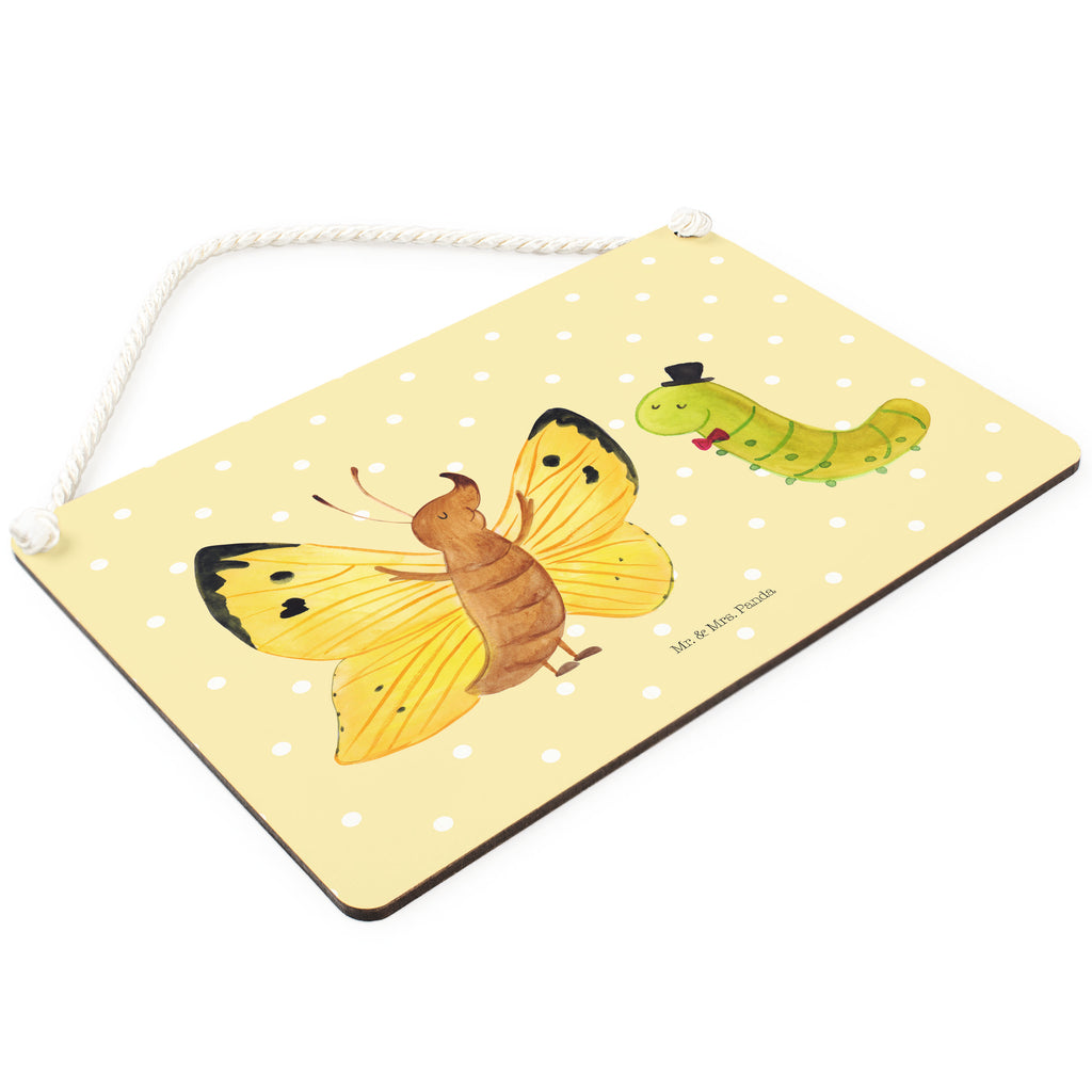 Deko Schild Raupe & Schmetterling Dekoschild, Deko Schild, Schild, Tür Schild, Türschild, Holzschild, Wandschild, Wanddeko, Tiermotive, Gute Laune, lustige Sprüche, Tiere, Raupe, Schmetterling, Zitronenfalter, Entwicklung, Erwachsen werden, Kokon, Hut, Hütchen, Schönheit, Aufwachsen