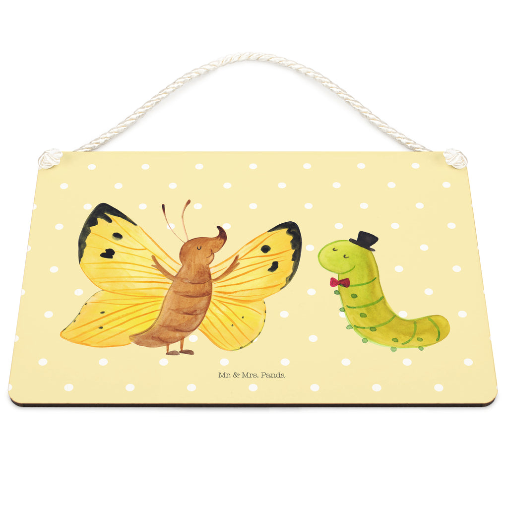 Deko Schild Raupe & Schmetterling Dekoschild, Deko Schild, Schild, Tür Schild, Türschild, Holzschild, Wandschild, Wanddeko, Tiermotive, Gute Laune, lustige Sprüche, Tiere, Raupe, Schmetterling, Zitronenfalter, Entwicklung, Erwachsen werden, Kokon, Hut, Hütchen, Schönheit, Aufwachsen