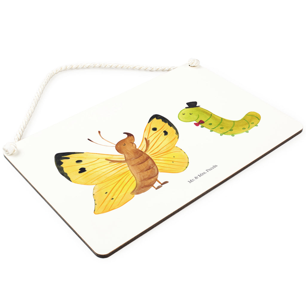 Deko Schild Raupe & Schmetterling Dekoschild, Deko Schild, Schild, Tür Schild, Türschild, Holzschild, Wandschild, Wanddeko, Tiermotive, Gute Laune, lustige Sprüche, Tiere, Raupe, Schmetterling, Zitronenfalter, Entwicklung, Erwachsen werden, Kokon, Hut, Hütchen, Schönheit, Aufwachsen