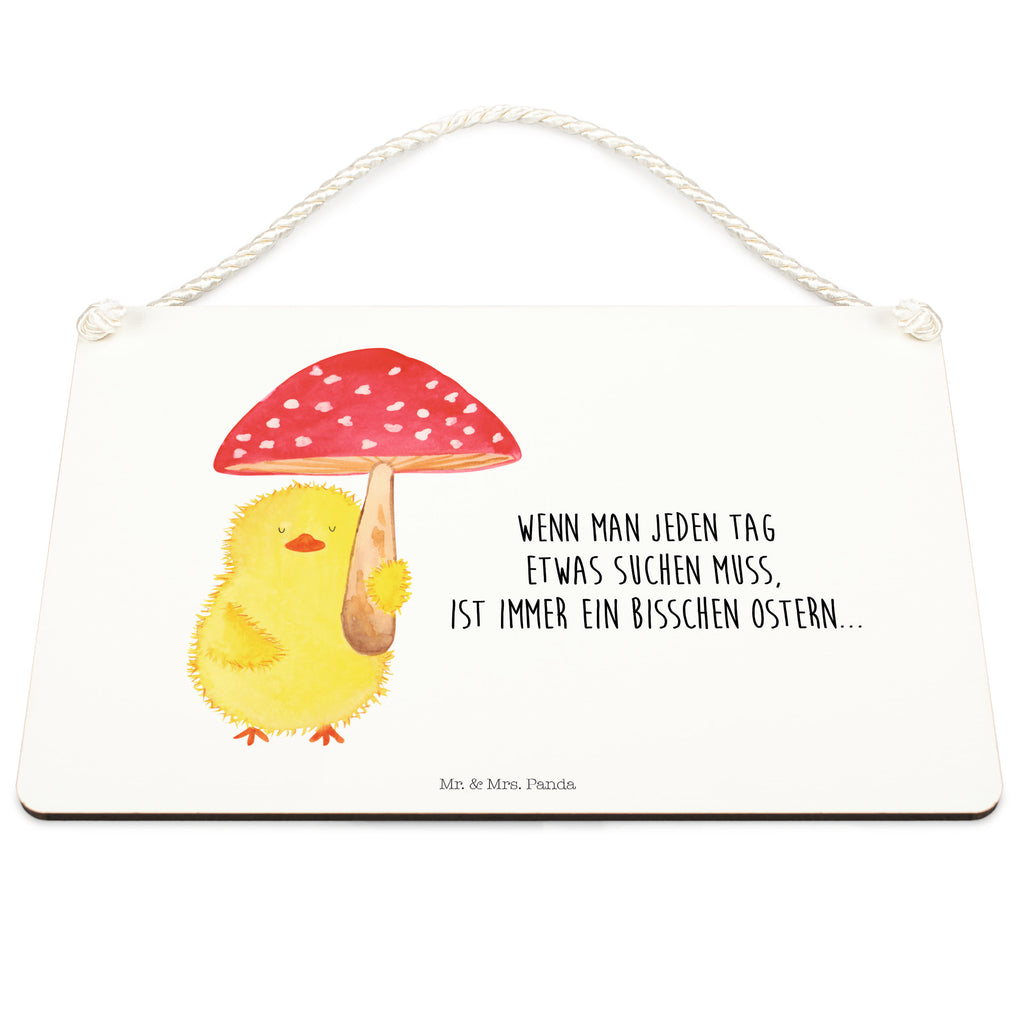 Deko Schild Küken Fliegenpilz Dekoschild, Deko Schild, Schild, Tür Schild, Türschild, Holzschild, Wandschild, Wanddeko, Ostern, Osterhase, Ostergeschenke, Osternest, Osterdeko, Geschenk zu Ostern, Küken, Fliegenpilz, Glückspilz, Frohe Ostern, Ostergrüße