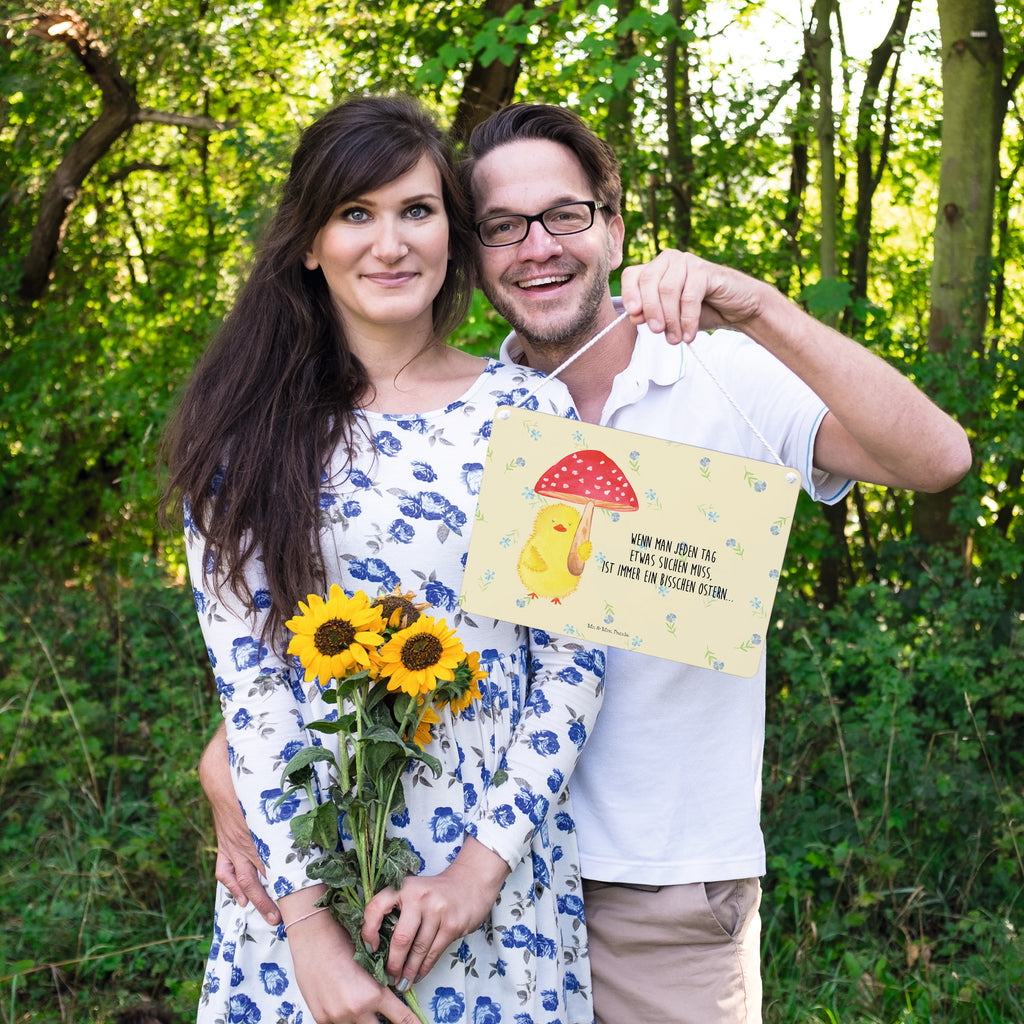 Deko Schild Küken Fliegenpilz Dekoschild, Deko Schild, Schild, Tür Schild, Türschild, Holzschild, Wandschild, Wanddeko, Ostern, Osterhase, Ostergeschenke, Osternest, Osterdeko, Geschenk zu Ostern, Küken, Fliegenpilz, Glückspilz, Frohe Ostern, Ostergrüße
