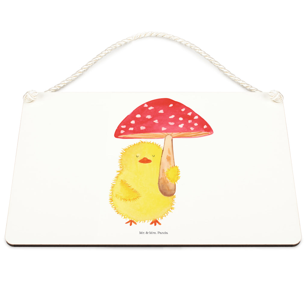 Deko Schild Küken Fliegenpilz Dekoschild, Deko Schild, Schild, Tür Schild, Türschild, Holzschild, Wandschild, Wanddeko, Ostern, Osterhase, Ostergeschenke, Osternest, Osterdeko, Geschenk zu Ostern, Küken, Fliegenpilz, Glückspilz, Frohe Ostern, Ostergrüße