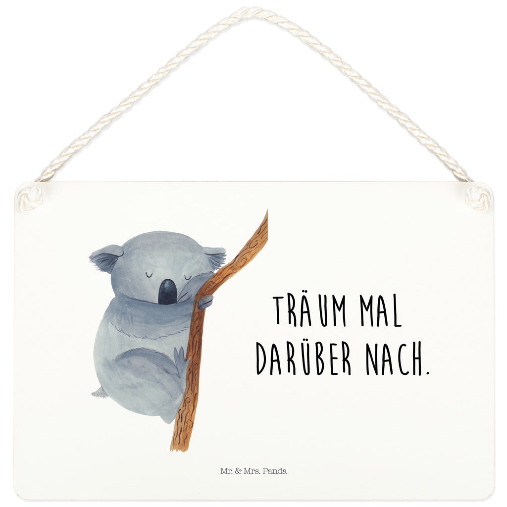 Deko Schild Koalabär Koala, träumen, Traum, schlafen, Schlafzimmer, Traumland, Bär, Koalabär Dekoschild, Deko Schild, Schild, Tür Schild, Türschild, Holzschild, Wandschild, Wanddeko  süße Tiermotive, gute Laune, lustige Sprüche, Tiere