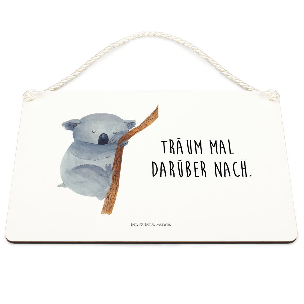 Deko Schild Koalabär Koala, träumen, Traum, schlafen, Schlafzimmer, Traumland, Bär, Koalabär Dekoschild, Deko Schild, Schild, Tür Schild, Türschild, Holzschild, Wandschild, Wanddeko  süße Tiermotive, gute Laune, lustige Sprüche, Tiere