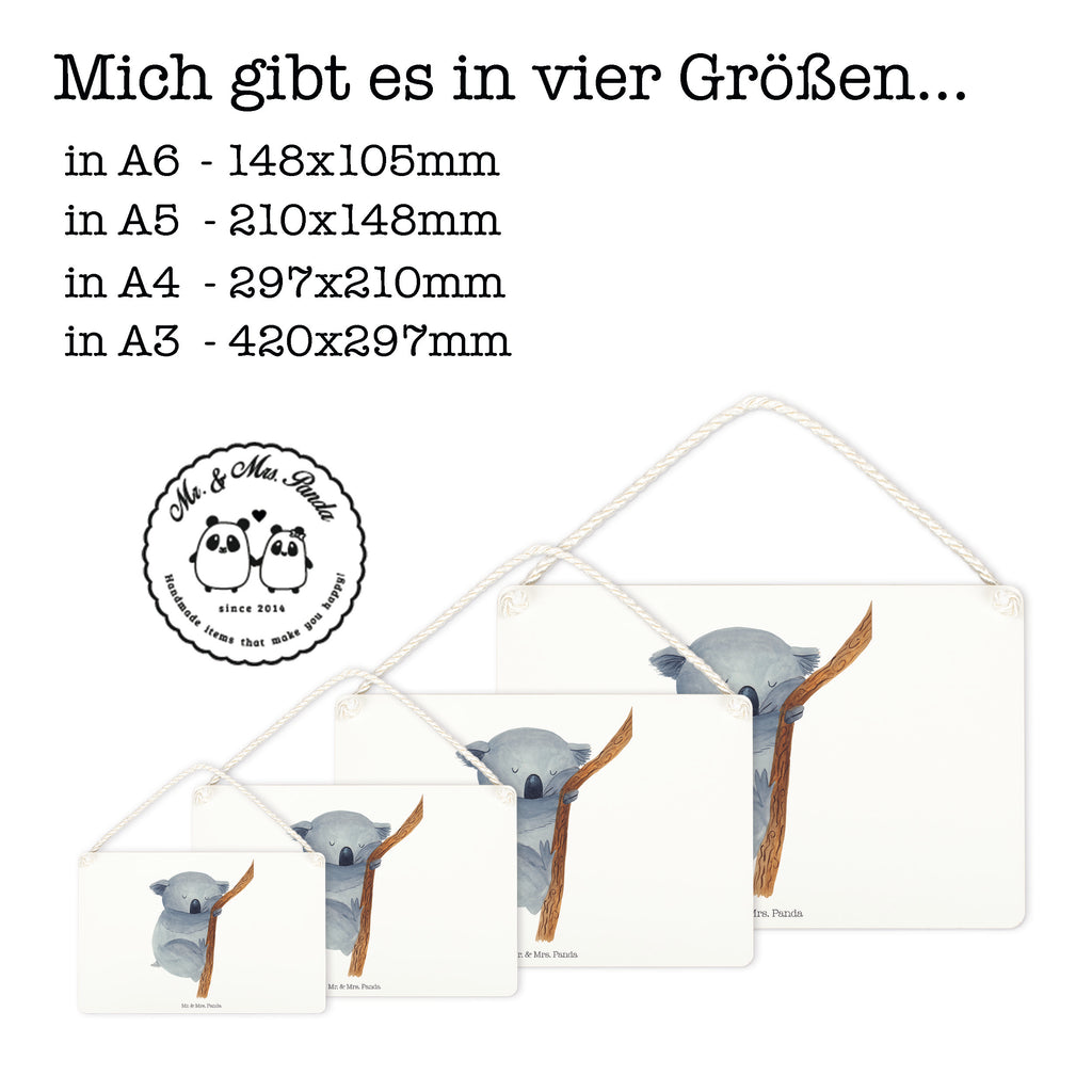 Deko Schild Koalabär Koala, träumen, Traum, schlafen, Schlafzimmer, Traumland, Bär, Koalabär Dekoschild, Deko Schild, Schild, Tür Schild, Türschild, Holzschild, Wandschild, Wanddeko  süße Tiermotive, gute Laune, lustige Sprüche, Tiere