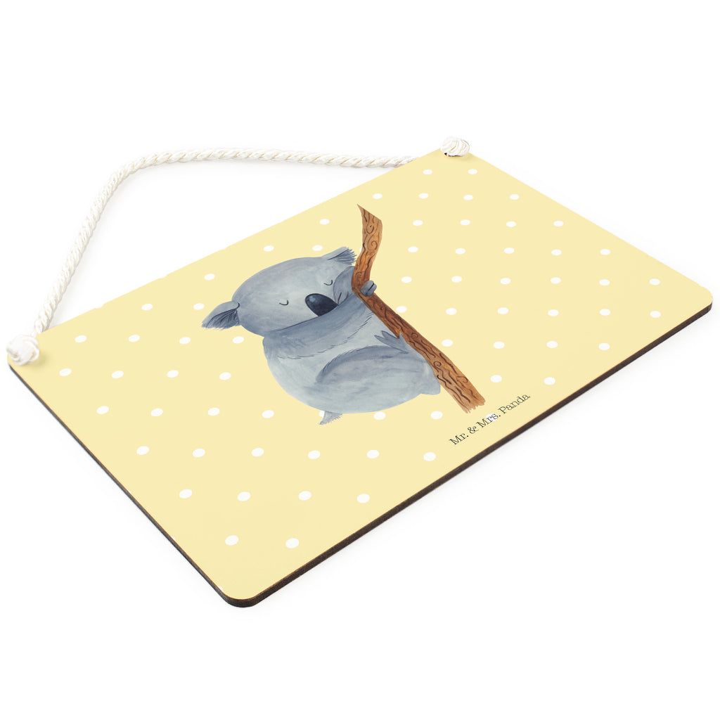 Deko Schild Koalabär Koala, träumen, Traum, schlafen, Schlafzimmer, Traumland, Bär, Koalabär Dekoschild, Deko Schild, Schild, Tür Schild, Türschild, Holzschild, Wandschild, Wanddeko  süße Tiermotive, gute Laune, lustige Sprüche, Tiere