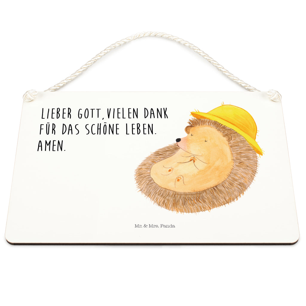 Deko Schild Igel betet Dekoschild, Deko Schild, Schild, Tür Schild, Türschild, Holzschild, Wandschild, Wanddeko, Tiermotive, Gute Laune, lustige Sprüche, Tiere, Igel, Igel mit Hut, Sonnenhut, Gott, Amen, beten, Leben, Dankbarkeit, Dankbar sein, dankbar, genießen