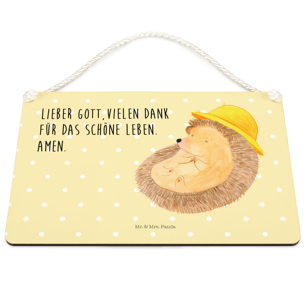 Deko Schild Igel betet Dekoschild, Deko Schild, Schild, Tür Schild, Türschild, Holzschild, Wandschild, Wanddeko, Tiermotive, Gute Laune, lustige Sprüche, Tiere, Igel, Igel mit Hut, Sonnenhut, Gott, Amen, beten, Leben, Dankbarkeit, Dankbar sein, dankbar, genießen