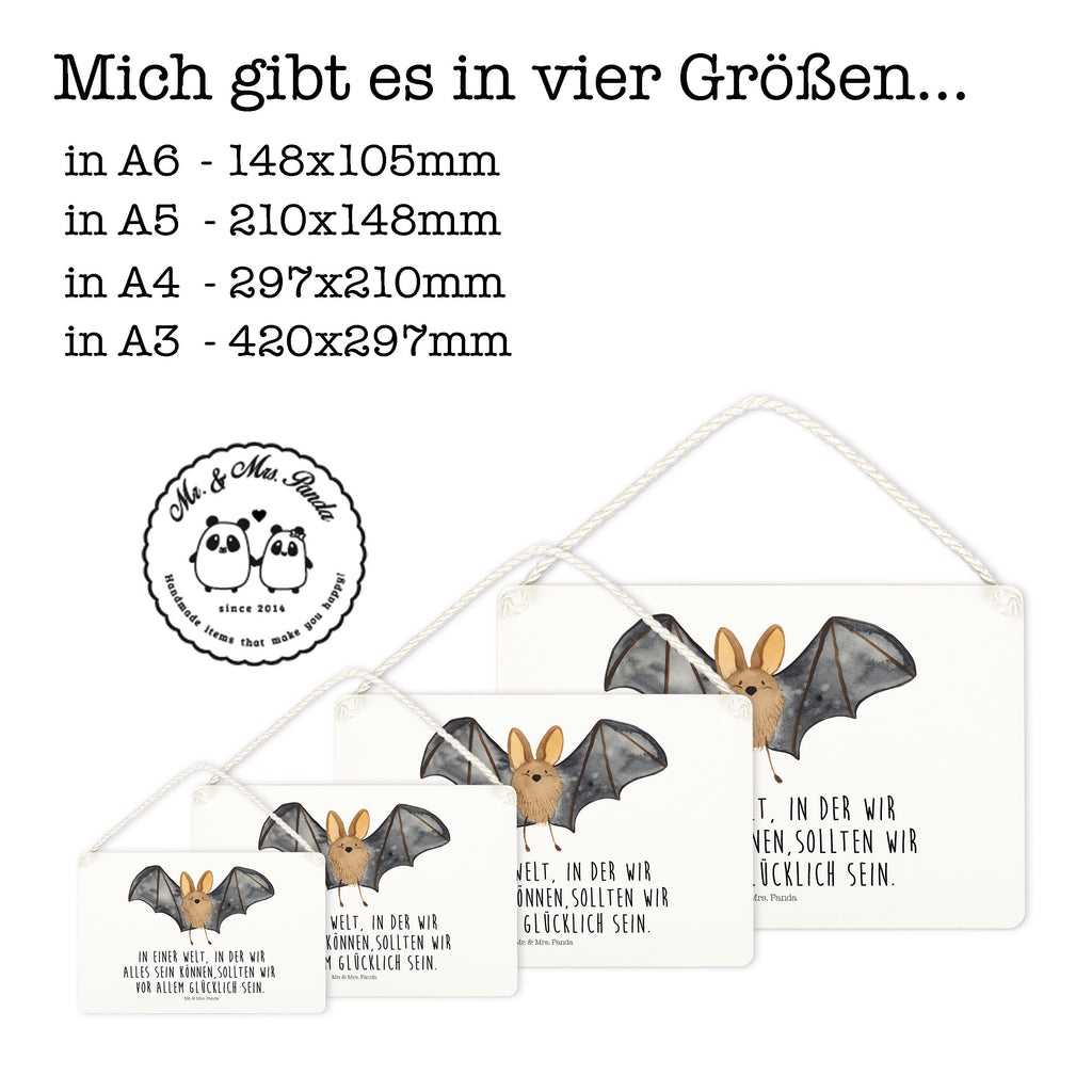 Deko Schild Fledermaus Flügel Dekoschild, Deko Schild, Schild, Tür Schild, Türschild, Holzschild, Wandschild, Wanddeko, Tiermotive, Gute Laune, lustige Sprüche, Tiere
