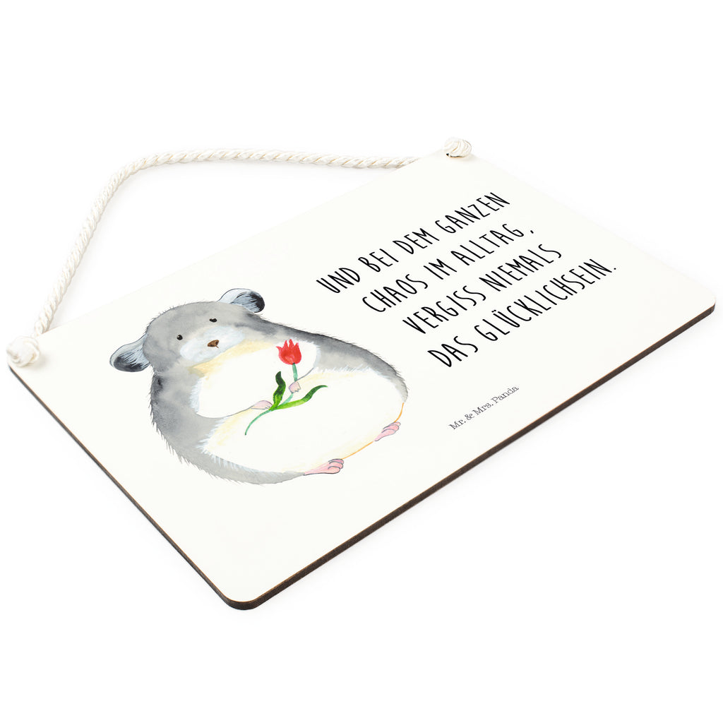 Deko Schild Chinchilla mit Blume Dekoschild, Deko Schild, Schild, Tür Schild, Türschild, Holzschild, Wandschild, Wanddeko, Tiermotive, Gute Laune, lustige Sprüche, Tiere, Chinchilla, Chinchillas, Liebeskummer, Kummer, Depressionen, traurig sein, Chaos, Glücklichsein, Büro, Büroalltag