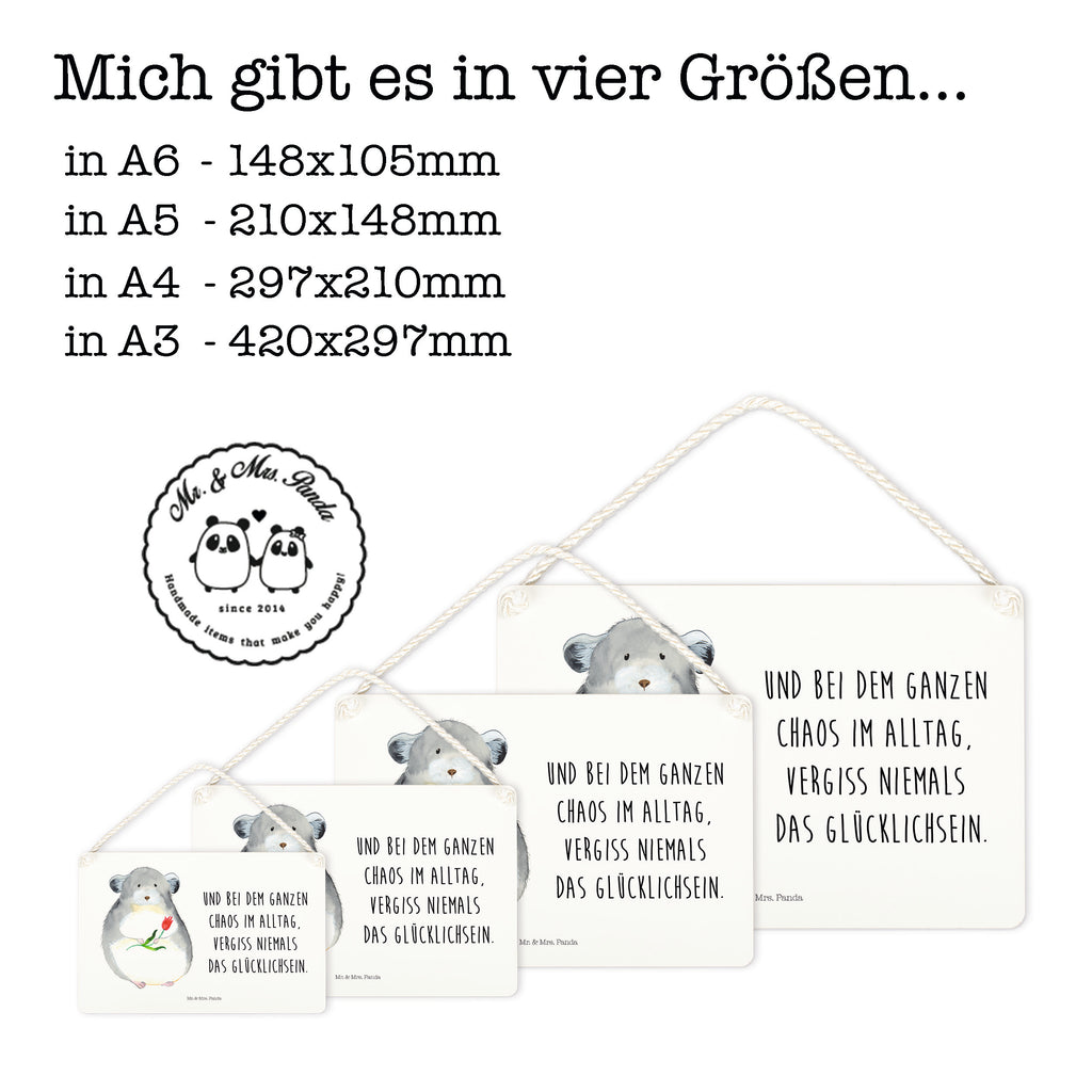 Deko Schild Chinchilla mit Blume Dekoschild, Deko Schild, Schild, Tür Schild, Türschild, Holzschild, Wandschild, Wanddeko, Tiermotive, Gute Laune, lustige Sprüche, Tiere, Chinchilla, Chinchillas, Liebeskummer, Kummer, Depressionen, traurig sein, Chaos, Glücklichsein, Büro, Büroalltag
