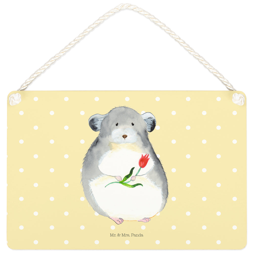 Deko Schild Chinchilla mit Blume Dekoschild, Deko Schild, Schild, Tür Schild, Türschild, Holzschild, Wandschild, Wanddeko, Tiermotive, Gute Laune, lustige Sprüche, Tiere, Chinchilla, Chinchillas, Liebeskummer, Kummer, Depressionen, traurig sein, Chaos, Glücklichsein, Büro, Büroalltag