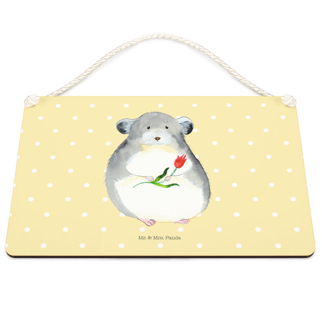Deko Schild Chinchilla mit Blume Dekoschild, Deko Schild, Schild, Tür Schild, Türschild, Holzschild, Wandschild, Wanddeko, Tiermotive, Gute Laune, lustige Sprüche, Tiere, Chinchilla, Chinchillas, Liebeskummer, Kummer, Depressionen, traurig sein, Chaos, Glücklichsein, Büro, Büroalltag