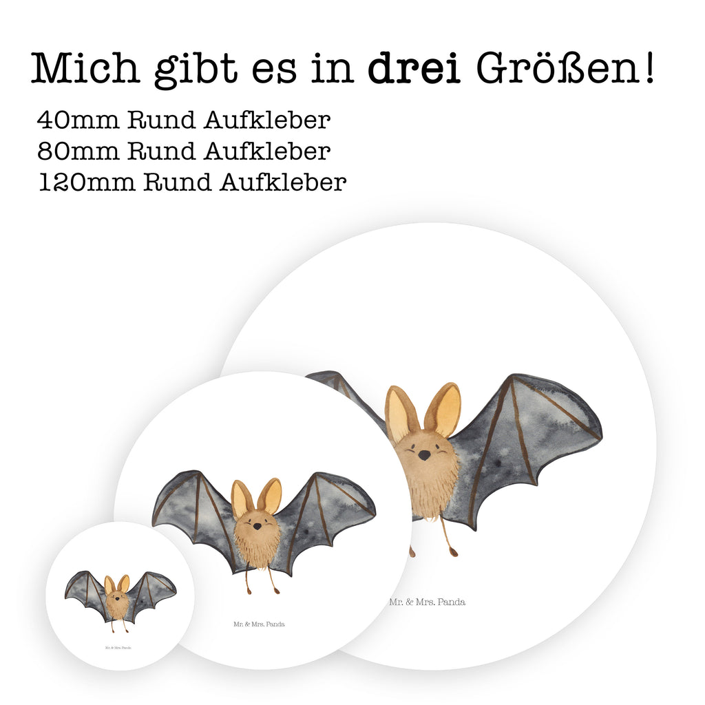 80mm Rund Aufkleber Fledermaus Flügel Sticker, Aufkleber, Etikett, Tiermotive, Gute Laune, lustige Sprüche, Tiere