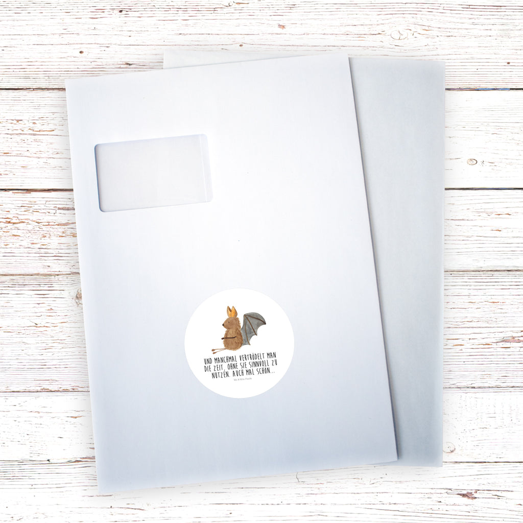 80mm Rund Aufkleber Fledermaus sitzend Sticker, Aufkleber, Etikett, Tiermotive, Gute Laune, lustige Sprüche, Tiere, Fledermaus, Fledermäuse, Motivation, entspannen