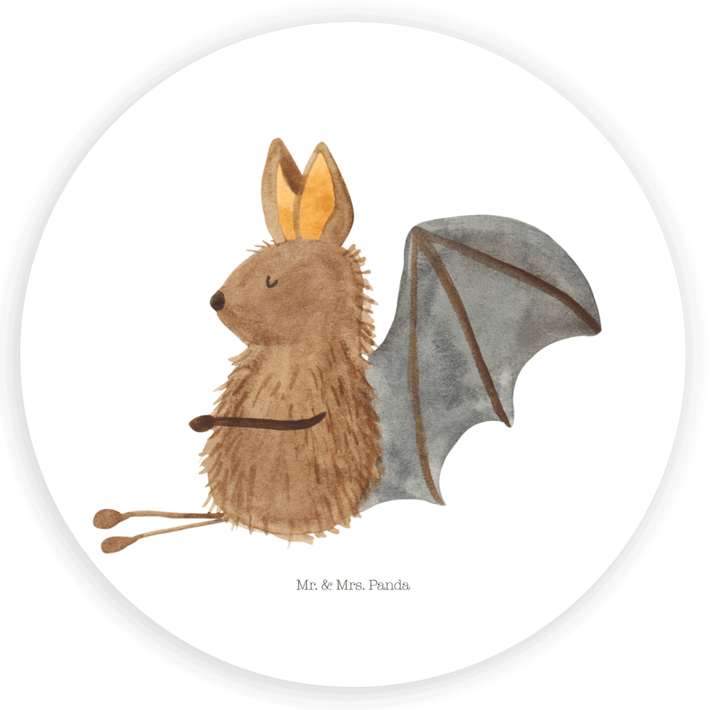 80mm Rund Aufkleber Fledermaus sitzend Sticker, Aufkleber, Etikett, Tiermotive, Gute Laune, lustige Sprüche, Tiere, Fledermaus, Fledermäuse, Motivation, entspannen