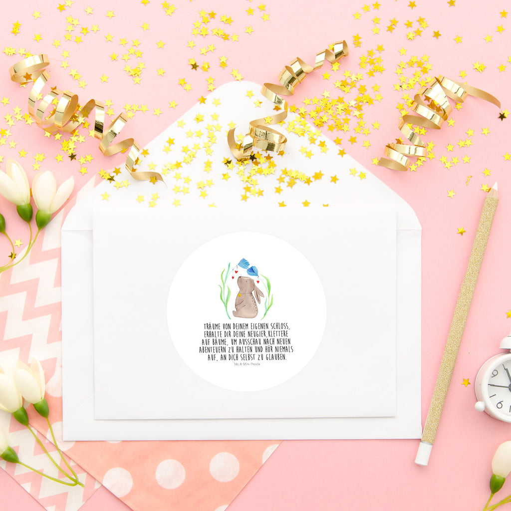 120mm Rund Aufkleber Hase Blume Sticker, Aufkleber, Etikett, Kinder, rund, Ostern, Osterhase, Ostergeschenke, Osternest, Osterdeko, Geschenk zu Ostern, Hase, Kaninchen, Kind, Taufe, Taufgeschenk, Geburt, Schwangerschaft, erstes Kind, Kindergeburtstag, Geburtstag, Hoffnung, Träume