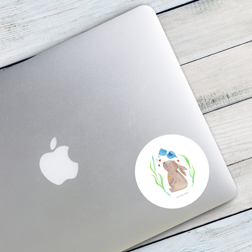 120mm Rund Aufkleber Hase Blume Sticker, Aufkleber, Etikett, Kinder, rund, Ostern, Osterhase, Ostergeschenke, Osternest, Osterdeko, Geschenk zu Ostern, Hase, Kaninchen, Kind, Taufe, Taufgeschenk, Geburt, Schwangerschaft, erstes Kind, Kindergeburtstag, Geburtstag, Hoffnung, Träume