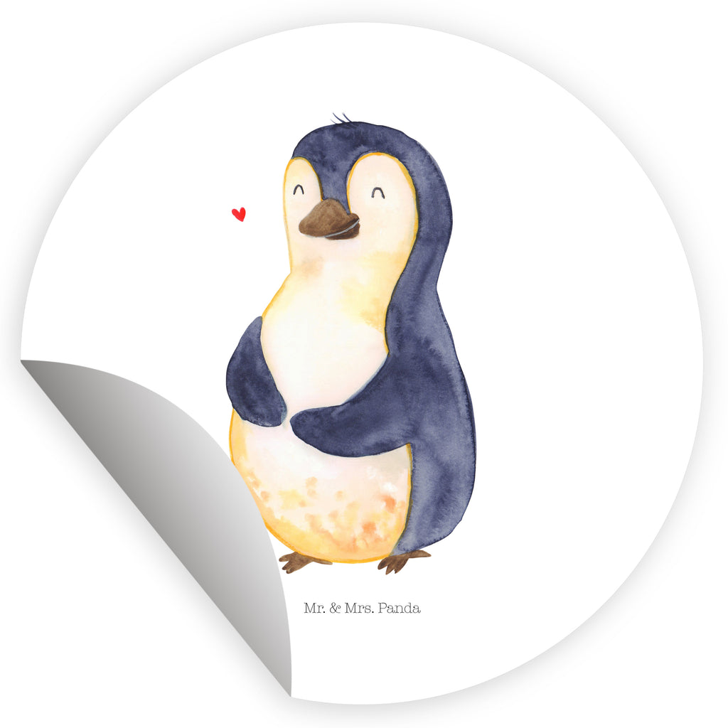 80mm Rund Aufkleber Pinguin Diät Sticker, Aufkleber, Etikett, Pinguin, Pinguine, Diät, Abnehmen, Abspecken, Gewicht, Motivation, Selbstliebe, Körperliebe, Selbstrespekt