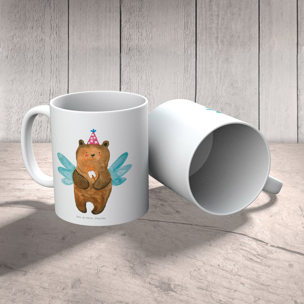 Tasse Zahnfee Bär Zahnfee, Fee, Milchzahn, Erster Zahn Becher, Kaffeetasse, Kaffeebecher, Tee, Frühstück, Büro  Bär, Teddy, Teddybär