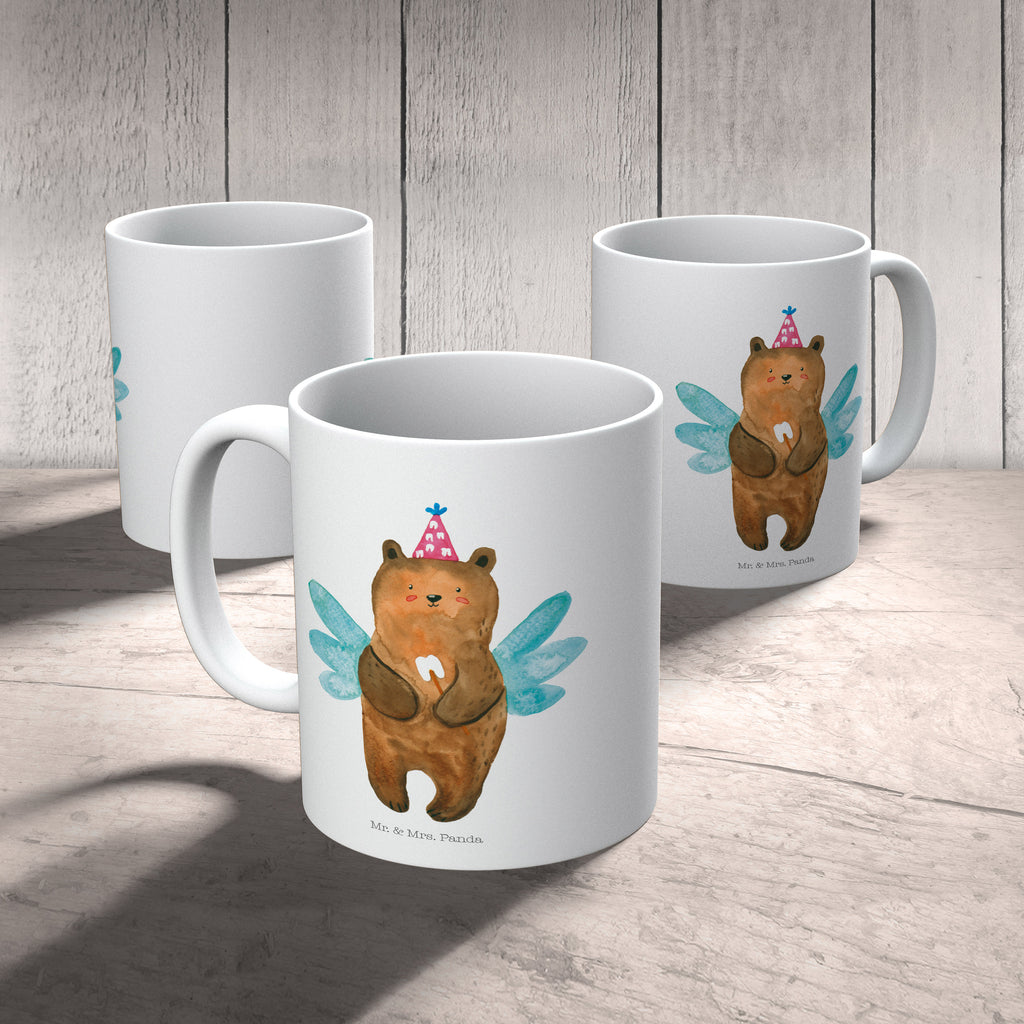 Tasse Zahnfee Bär Zahnfee, Fee, Milchzahn, Erster Zahn Becher, Kaffeetasse, Kaffeebecher, Tee, Frühstück, Büro  Bär, Teddy, Teddybär