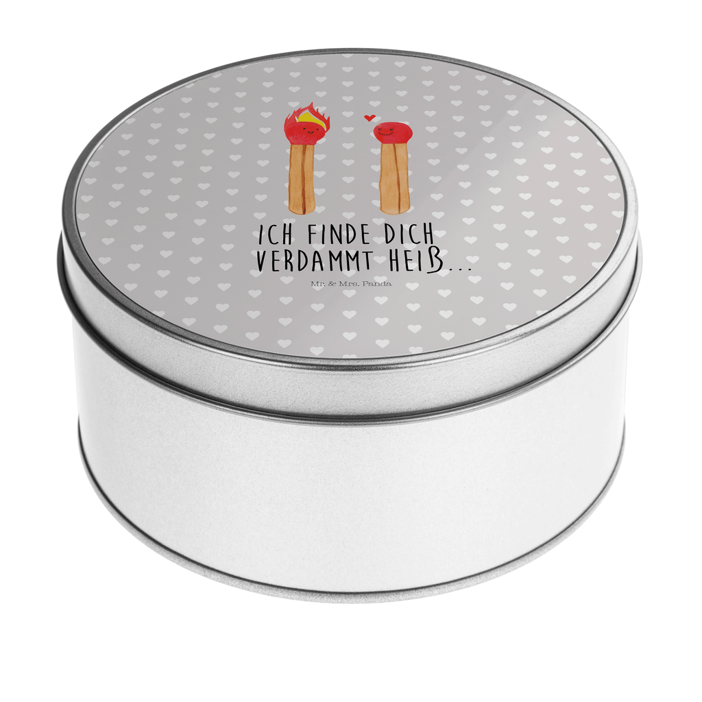 Blechdose rund Streichhölzer Metalldose, Keksdose, Dose, Vorratsdose, Geschenkbox, Liebe, Partner, Freund, Freundin, Ehemann, Ehefrau, Heiraten, Verlobung, Heiratsantrag, Liebesgeschenk, Jahrestag, Hocheitstag, Streichhölzer