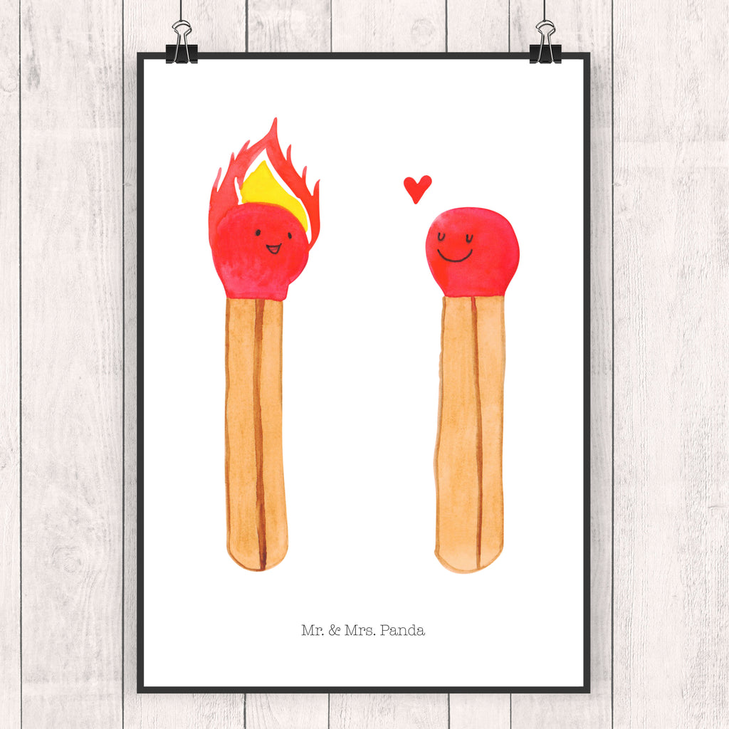 Poster Streichhölzer Poster, Wandposter, Bild, Wanddeko, Küchenposter, Kinderposter, Wanddeko Bild, Raumdekoration, Wanddekoration, Handgemaltes Poster, Mr. & Mrs. Panda Poster, Designposter, Kunstdruck, Posterdruck, Liebe, Partner, Freund, Freundin, Ehemann, Ehefrau, Heiraten, Verlobung, Heiratsantrag, Liebesgeschenk, Jahrestag, Hocheitstag, Streichhölzer