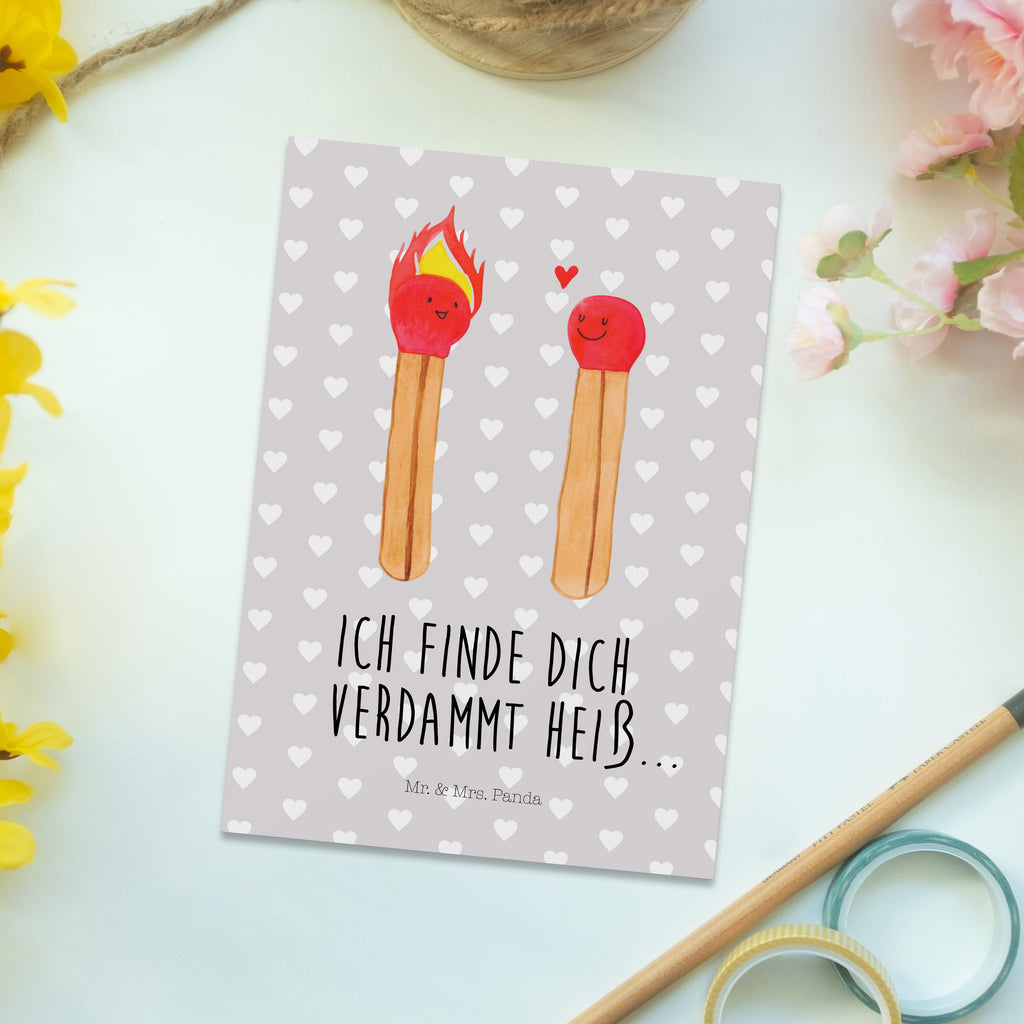 Postkarte Streichhölzer Geschenkkarte, Grußkarte, Karte, Einladung, Ansichtskarte, Geburtstagskarte, Einladungskarte, Liebe, Partner, Freund, Freundin, Ehemann, Ehefrau, Heiraten, Verlobung, Heiratsantrag, Liebesgeschenk, Jahrestag, Hocheitstag, Streichhölzer