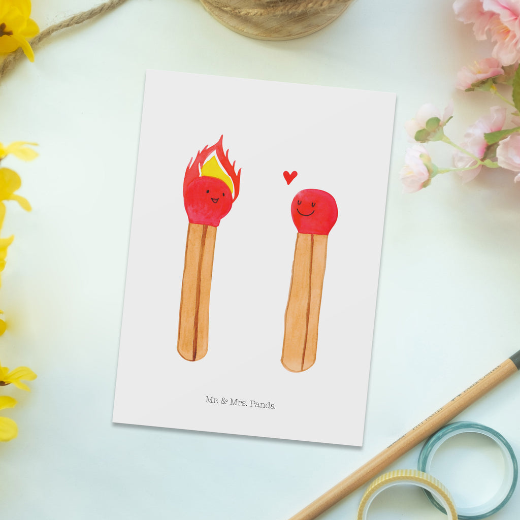 Postkarte Streichhölzer Geschenkkarte, Grußkarte, Karte, Einladung, Ansichtskarte, Geburtstagskarte, Einladungskarte, Liebe, Partner, Freund, Freundin, Ehemann, Ehefrau, Heiraten, Verlobung, Heiratsantrag, Liebesgeschenk, Jahrestag, Hocheitstag, Streichhölzer