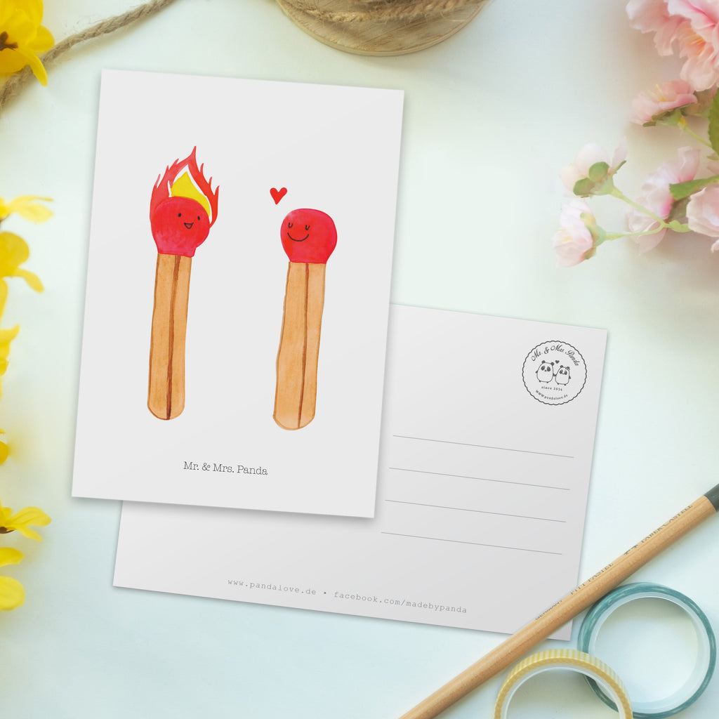 Postkarte Streichhölzer Geschenkkarte, Grußkarte, Karte, Einladung, Ansichtskarte, Geburtstagskarte, Einladungskarte, Liebe, Partner, Freund, Freundin, Ehemann, Ehefrau, Heiraten, Verlobung, Heiratsantrag, Liebesgeschenk, Jahrestag, Hocheitstag, Streichhölzer