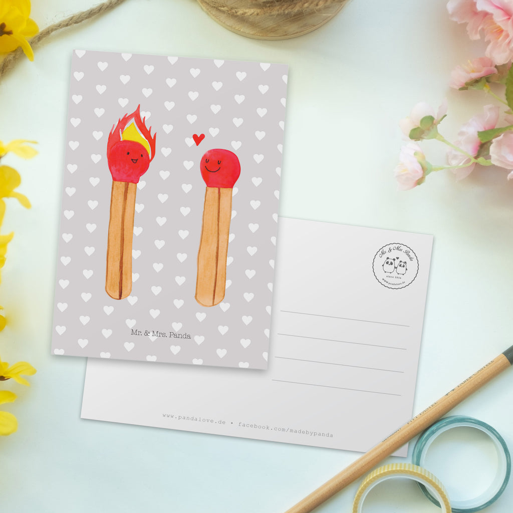 Postkarte Streichhölzer Geschenkkarte, Grußkarte, Karte, Einladung, Ansichtskarte, Geburtstagskarte, Einladungskarte, Liebe, Partner, Freund, Freundin, Ehemann, Ehefrau, Heiraten, Verlobung, Heiratsantrag, Liebesgeschenk, Jahrestag, Hocheitstag, Streichhölzer