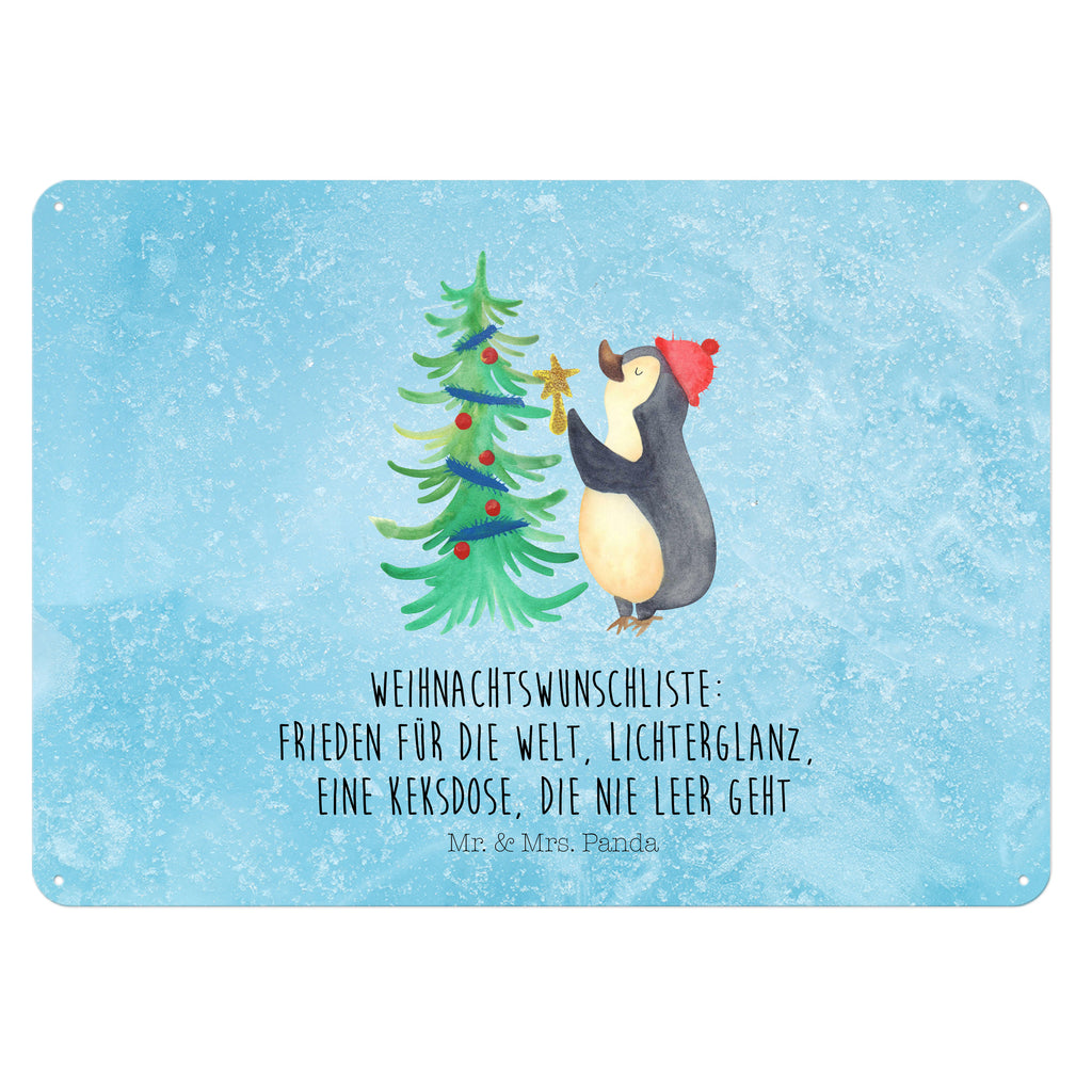 Blechschild Pinguin Weihnachtsbaum Pinguin, Weihnachten, Winter Blechschild, Metallschild, Geschenk Schild, Schild, Magnet-Metall-Schild, Deko Schild, Wandschild, Wand-Dekoration, Türschild, Wandschild, Metallschild  Winter, Weihnachten, Weihnachtsdeko, Nikolaus, Advent, Heiligabend, Wintermotiv