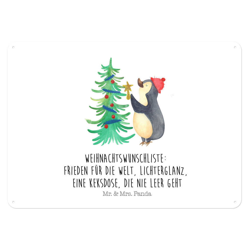 Blechschild Pinguin Weihnachtsbaum Pinguin, Weihnachten, Winter Blechschild, Metallschild, Geschenk Schild, Schild, Magnet-Metall-Schild, Deko Schild, Wandschild, Wand-Dekoration, Türschild, Wandschild, Metallschild  Winter, Weihnachten, Weihnachtsdeko, Nikolaus, Advent, Heiligabend, Wintermotiv