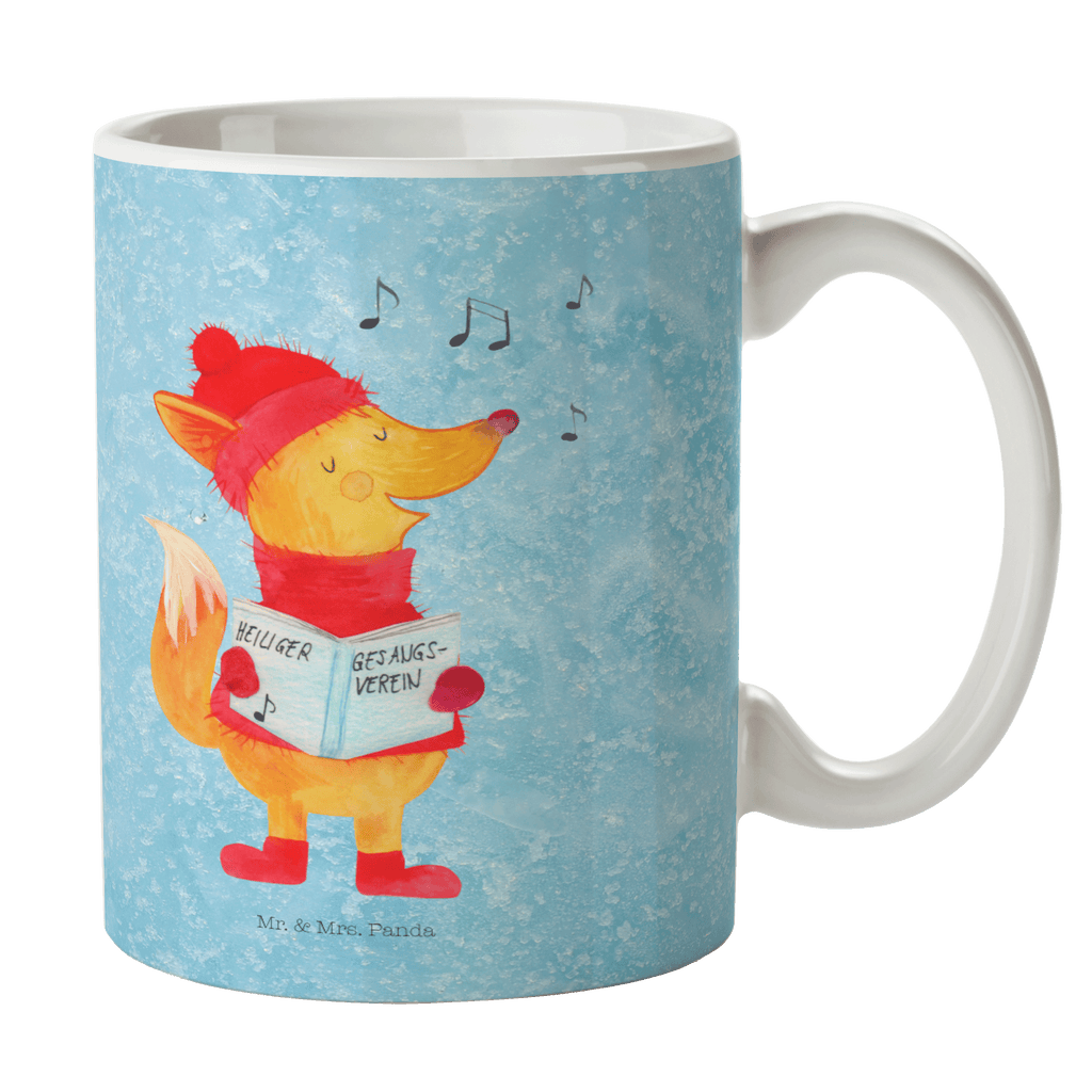 Tasse Fuchs Sänger Fuchs, Füchse, Weihnachten, Heiligabend, Winter, Sänger, Geschenk Sänger, Singen, Weihnachtslieder Becher, Kaffeetasse, Kaffeebecher, Tee, Frühstück, Büro  Winter, Weihnachten, Weihnachtsdeko, Nikolaus, Advent, Heiligabend, Wintermotiv