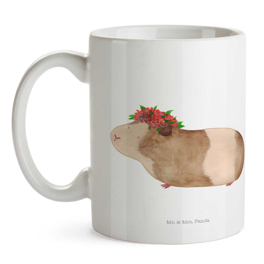 Tasse Meerschweinchen weise Meerschweinchen, Meerie, Meeries, Wunder, Blumenkind, Realität, Spruch, Weisheit, Motivation, Wunderland Becher, Kaffeetasse, Kaffeebecher, Tee, Frühstück, Büro  süße Tiermotive, gute Laune, lustige Sprüche, Tiere