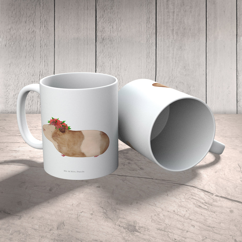 Tasse Meerschweinchen weise Meerschweinchen, Meerie, Meeries, Wunder, Blumenkind, Realität, Spruch, Weisheit, Motivation, Wunderland Becher, Kaffeetasse, Kaffeebecher, Tee, Frühstück, Büro  süße Tiermotive, gute Laune, lustige Sprüche, Tiere