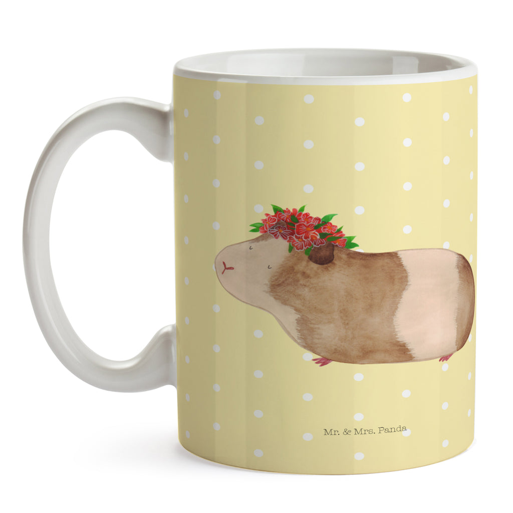 Tasse Meerschweinchen weise Meerschweinchen, Meerie, Meeries, Wunder, Blumenkind, Realität, Spruch, Weisheit, Motivation, Wunderland Becher, Kaffeetasse, Kaffeebecher, Tee, Frühstück, Büro  süße Tiermotive, gute Laune, lustige Sprüche, Tiere