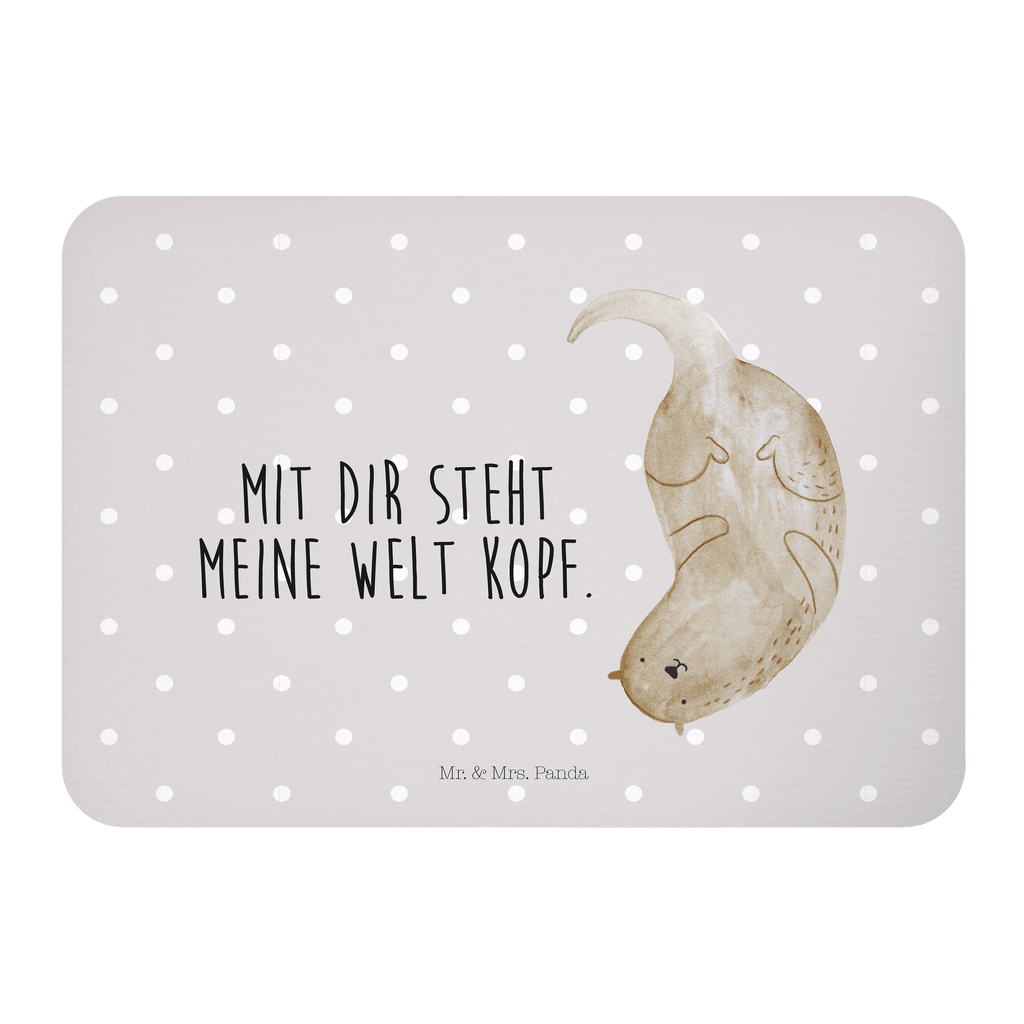 Magnet Otter kopfüber Kühlschrankmagnet, Pinnwandmagnet, Souvenir Magnet, Motivmagnete, Dekomagnet, Whiteboard Magnet, Notiz Magnet, Kühlschrank Dekoration, Otter, Fischotter, Seeotter, Otter Seeotter See Otter