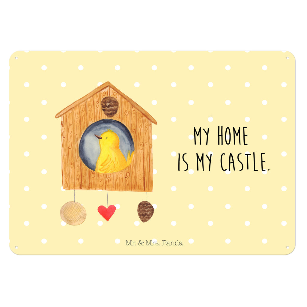 Blechschild Vogelhaus Vogel, Vögel, Vogelhaus, Vogelhäuschen, Home sweet home, Zuhause, Nest, Eigenheim, Familie, Wohnung, Haus, unser Haus, Lieblingsort, Castle Blechschild, Metallschild, Geschenk Schild, Schild, Magnet-Metall-Schild, Deko Schild, Wandschild, Wand-Dekoration, Türschild, Wandschild, Metallschild  süße Tiermotive, gute Laune, lustige Sprüche, Tiere