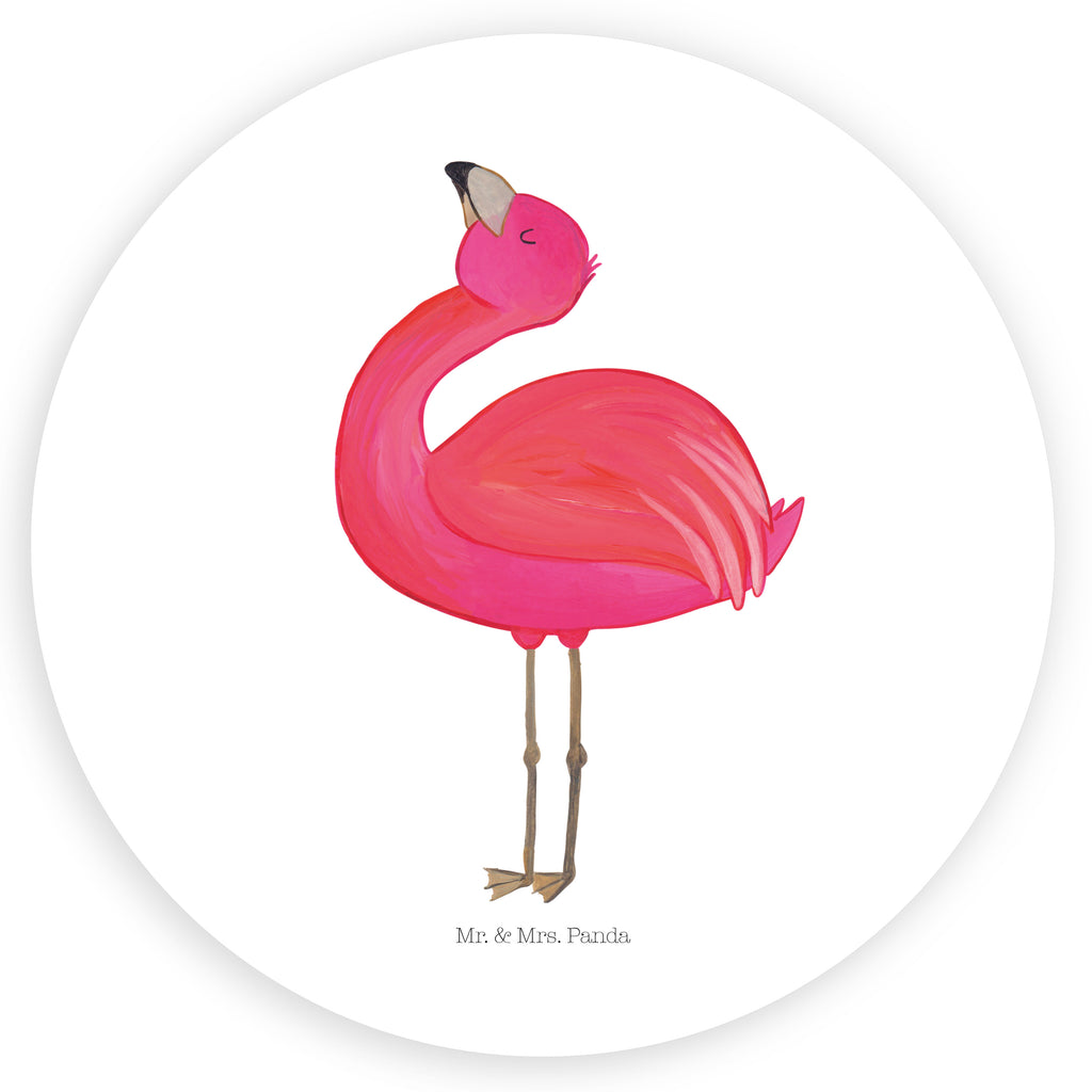 80mm Rund Aufkleber Flamingo stolz Sticker, Aufkleber, Etikett, Flamingo, stolz, Freude, Selbstliebe, Selbstakzeptanz, Freundin, beste Freundin, Tochter, Mama, Schwester