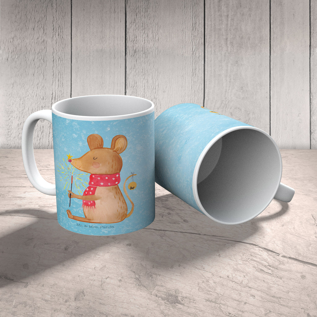 Tasse Weihnachtsmaus Frohe Weihnachten, Weihnachten, Weihnachtsgruß, Weihnachtsmotiv, Maus, Mäuschen, Weihnachtswunder  Becher, Kaffeetasse, Kaffeebecher, Tee, Frühstück, Büro  Winter, Weihnachten, Weihnachtsdeko, Nikolaus, Advent, Heiligabend, Wintermotiv
