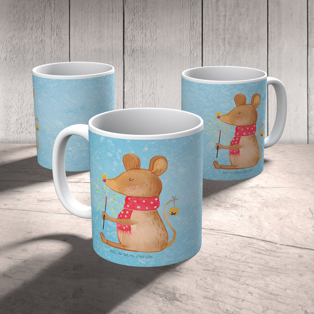 Tasse Weihnachtsmaus Frohe Weihnachten, Weihnachten, Weihnachtsgruß, Weihnachtsmotiv, Maus, Mäuschen, Weihnachtswunder  Becher, Kaffeetasse, Kaffeebecher, Tee, Frühstück, Büro  Winter, Weihnachten, Weihnachtsdeko, Nikolaus, Advent, Heiligabend, Wintermotiv
