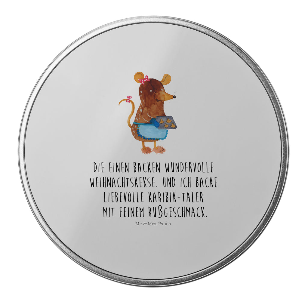 Blechdose rund Maus Kekse Metalldose, Keksdose, Dose, Vorratsdose, Geschenkbox, Winter, Weihnachten, Weihnachtsdeko, Nikolaus, Advent, Heiligabend, Wintermotiv, Maus, Kekse, backen, Weihnachtskekse, Plätzchen, Weihnachtsbäckerei, Chaosqueen