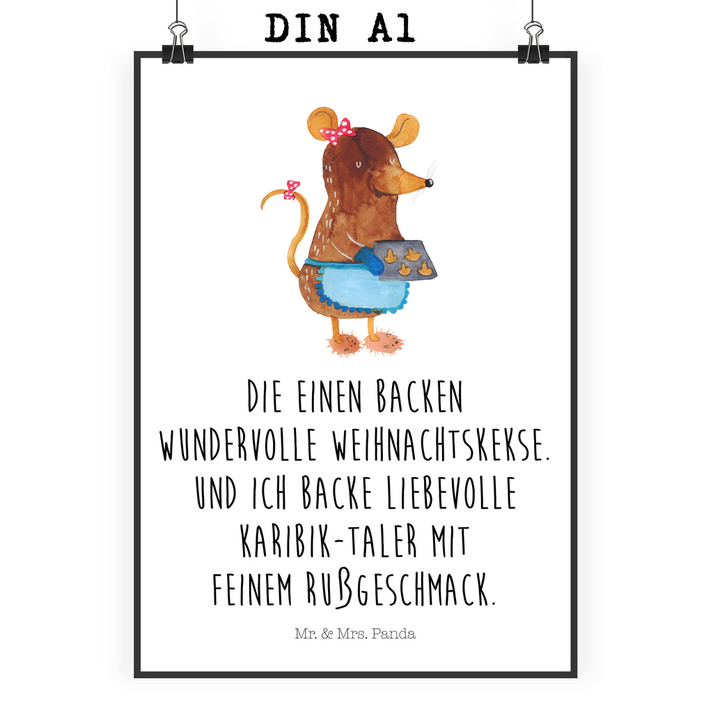 Poster Maus Kekse Poster, Wandposter, Bild, Wanddeko, Küchenposter, Kinderposter, Wanddeko Bild, Raumdekoration, Wanddekoration, Handgemaltes Poster, Mr. & Mrs. Panda Poster, Designposter, Kunstdruck, Posterdruck, Winter, Weihnachten, Weihnachtsdeko, Nikolaus, Advent, Heiligabend, Wintermotiv, Maus, Kekse, backen, Weihnachtskekse, Plätzchen, Weihnachtsbäckerei, Chaosqueen