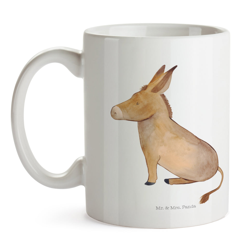Tasse Esel Esel, Weisheit, Lebensmut, Lebensglück, Ziel, Lebensziel, Mut, erfolg, tapferkeit, positive gedanken, zuversicht Becher, Kaffeetasse, Kaffeebecher, Tee, Frühstück, Büro  süße Tiermotive, gute Laune, lustige Sprüche, Tiere